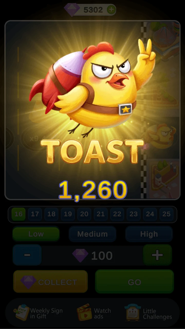 Rocket Chicken - Flying Across screenshot