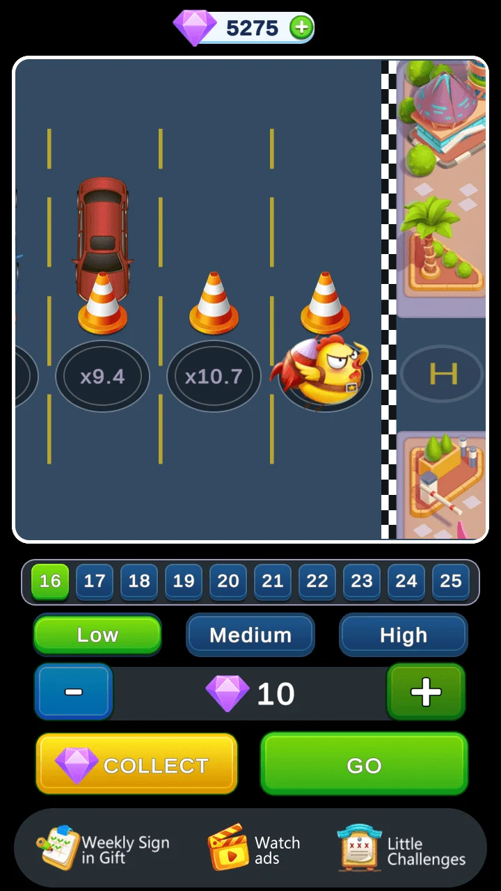 Rocket Chicken - Flying Across screenshot