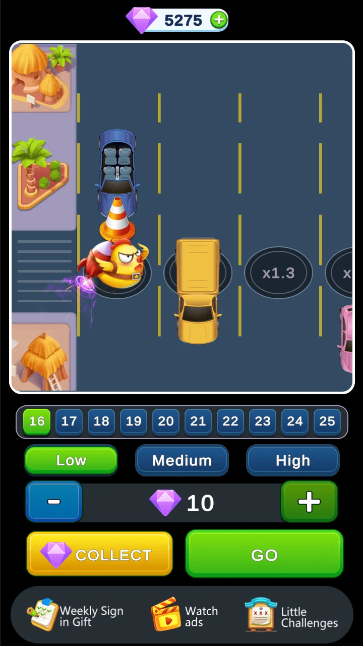 Rocket Chicken - Flying Across screenshot